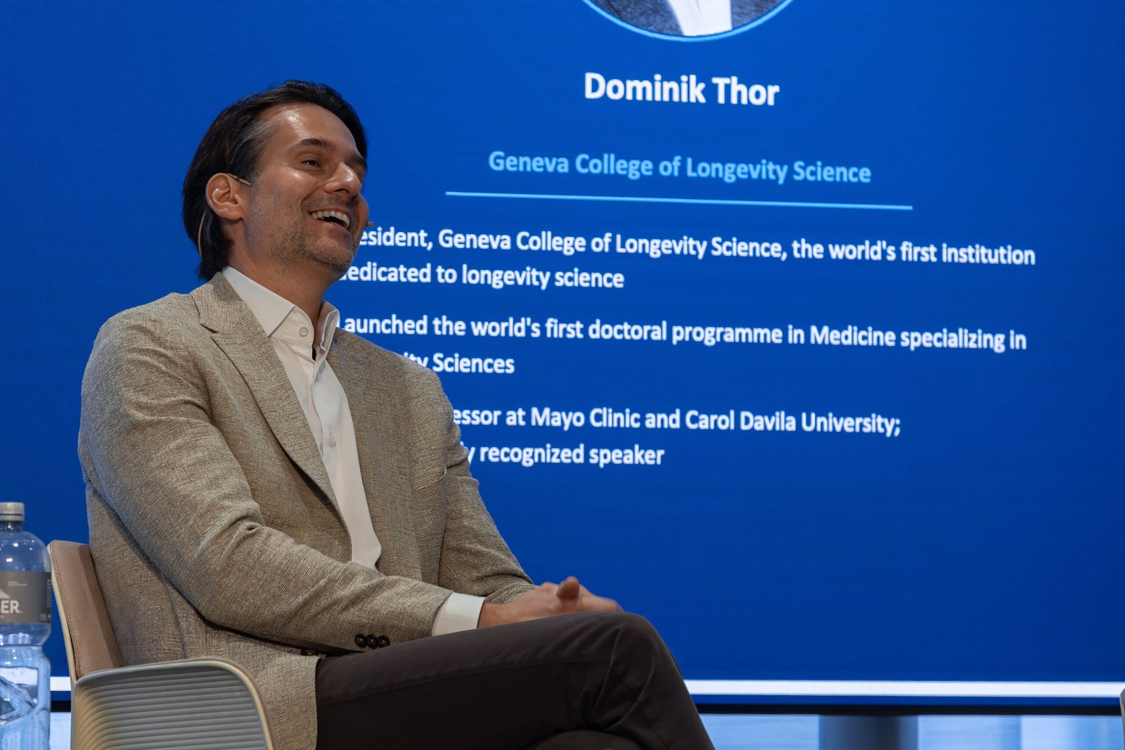 Dominik Thor in conversation at the HSG Longevity Forum